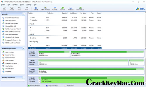 Aomei partition assistant professional edition Crack