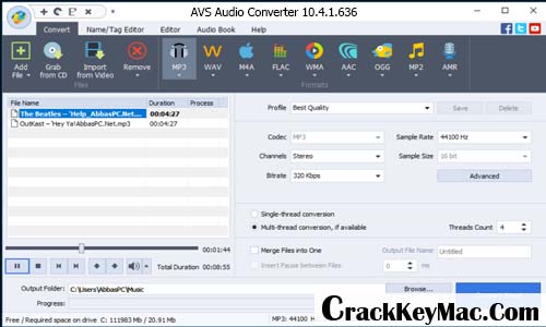 AVS Audio Converter crack Free Download